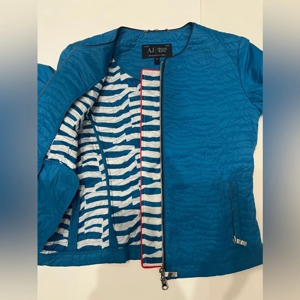 AJ| Armani Jeans women’s jacket size 38 - Picture 7 of 8